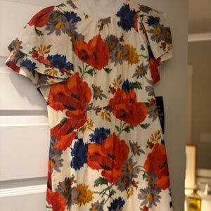 Tuckernuck Red Blue Floral Dress